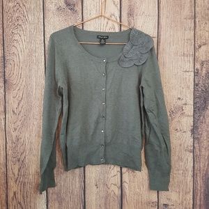 Audrey & Grace Gray cardigan size XL